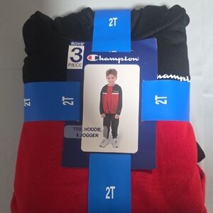 Champion Boys' 3-Piece Set - Black and Red